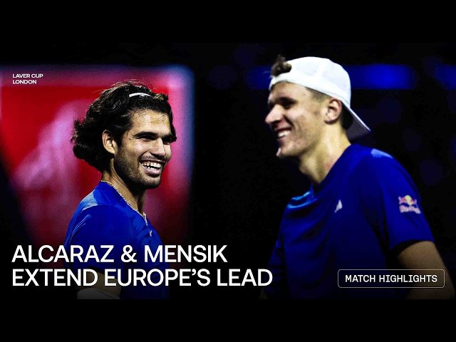 Alcaraz/Mensik vs Fritz/Bublik Highlights | Laver Cup 2026 Day 1