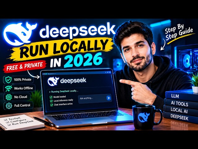 How to Run DeepSeek Locally in 2026 — FREE & Private 🤯