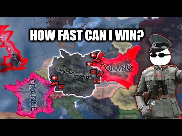 Speedrunning WW2 as Germany (How Fast Can I Win?)