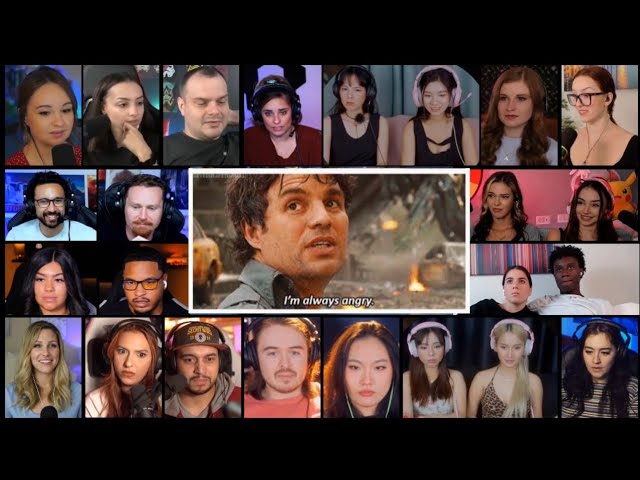 The Avengers - "I'm Always Angry" - Hulk SMASH Scene - Movie Reaction Mashup 