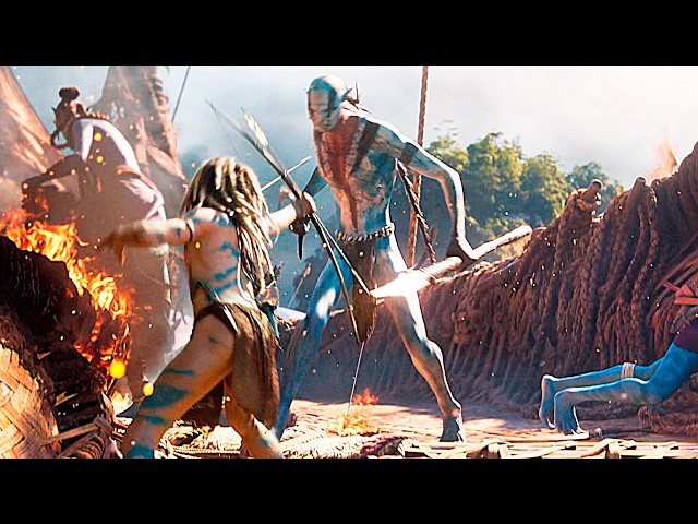 Avatar Fire and Ash | Ash People Attack Windtraders' Caravan Scene Recap | Neytiri vs Varang Fight