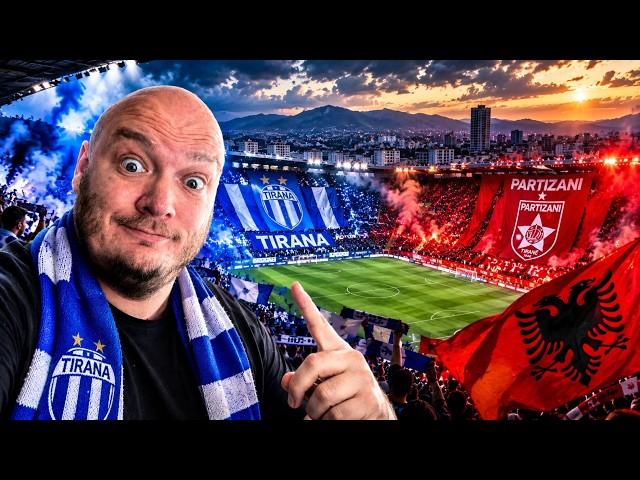 Tirana Derby Is INSANE! Partizani vs KF Tirana in Albania
