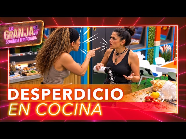 NIURKA and PABLO get upset with MÓNICA for wasting food in the kitchen