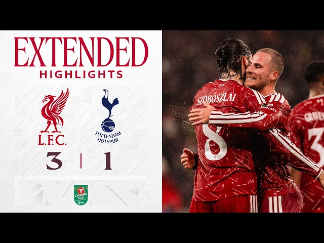 Extended Highlights: Super Goals from Szoboszlai, Mac Allister & Gakpo!  Liverpool 3-1 Tottenham