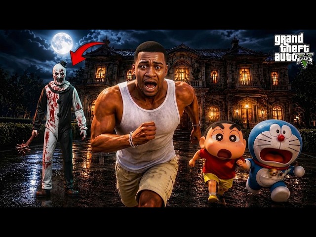 GTA 5 : Serbian Dancing Lady Trying to Kill Doreamon & Shinchan