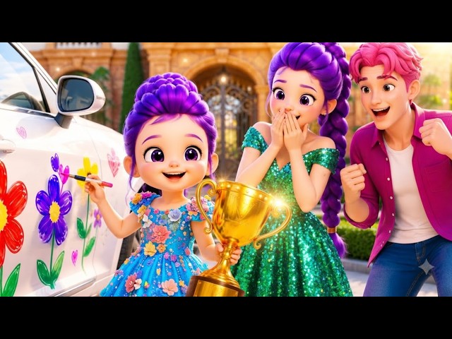 😱🎨 Rumi’s Dream of Painting Turns Into the Biggest Family Surprise!✨🎀