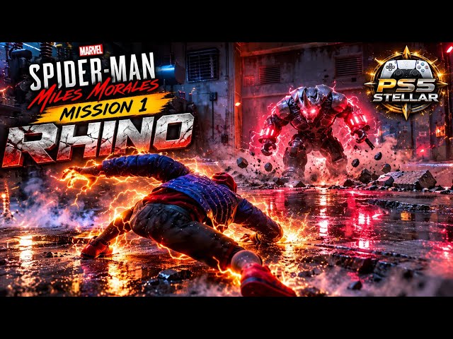 SPIDER-MAN vs RHINO! 💥 The EPIC Beginning! 🕷️ | Miles Morales PS5 #1