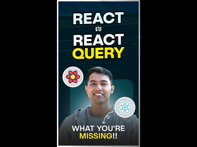 React vs React Query: Which One’s Right for You? #shorts