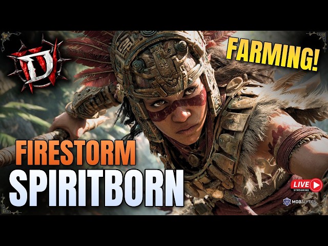 Firestorm Spiritborn | Season 15 | Diablo 4 Lord of Hatred