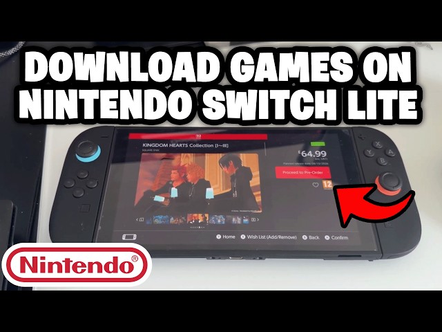 How To Download Games on Nintendo Switch Lite