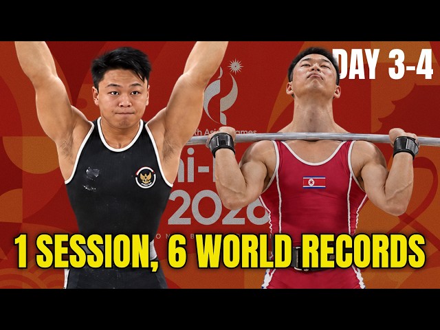 WEIGHTLIFTING IS SO BACK | Asian Games recap day 3-4
