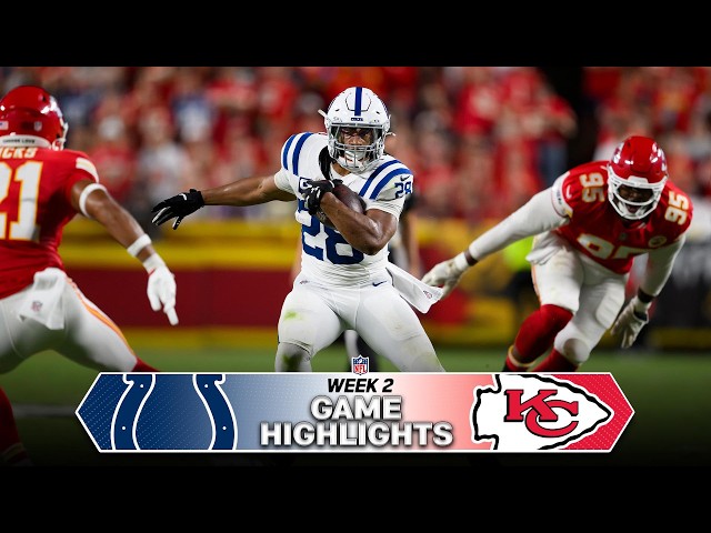 Indianapolis Colts vs Kansas City Chiefs Game Highlights | 2026 NFL Season Week 2