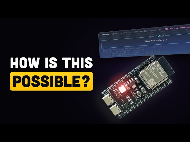 I Got Real Speech Recognition Running on a $10 Chip (Whistle)