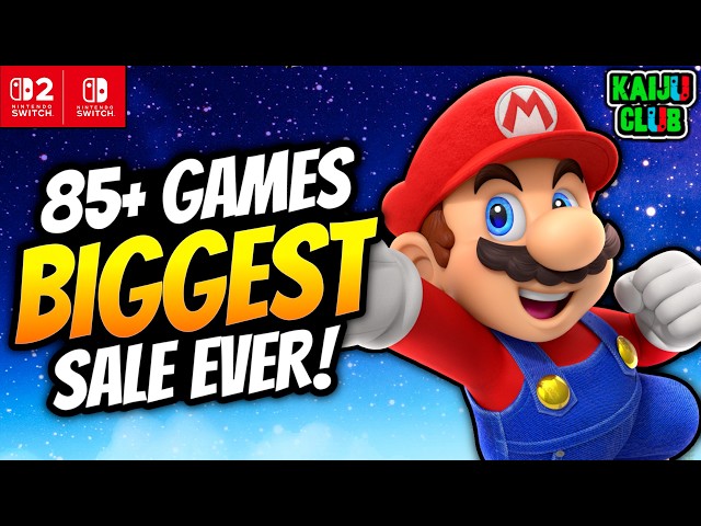 Nintendo's BIGGEST Sale EVER! 85+ Switch Games on Sale! eShop + Physical