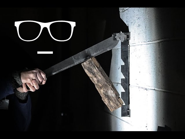 DIY Project: Wood Splitter Indoor // Slow Motion Welding
