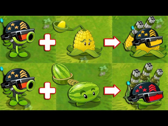 PVZ Fusion in PVZ2 Gardendless New Version - All New Plants Fusion Showcase!