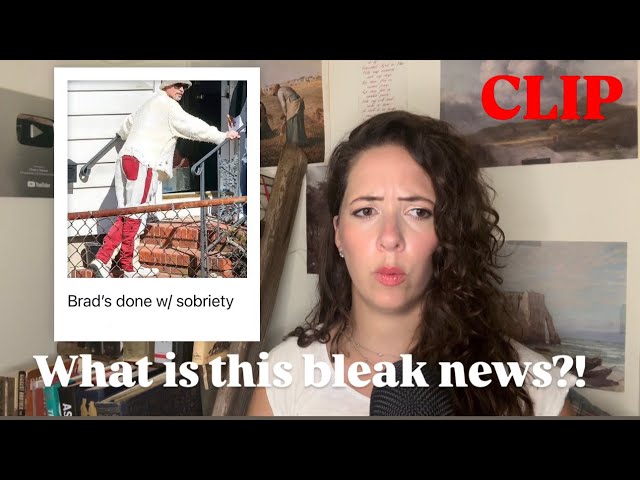 Brad Pitt is over it with sobriety (clip)