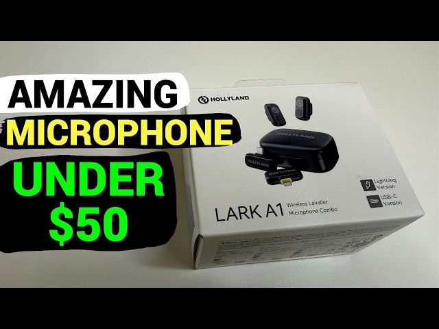 This Wireless Microphone Under $50 Is Incredible – Hollyland Lark A1