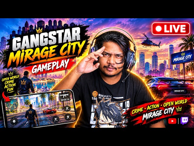 Gangstar Mirage City Gameplay 🔥 INSANE Open World Crime Game! 😱 | Android / iOS