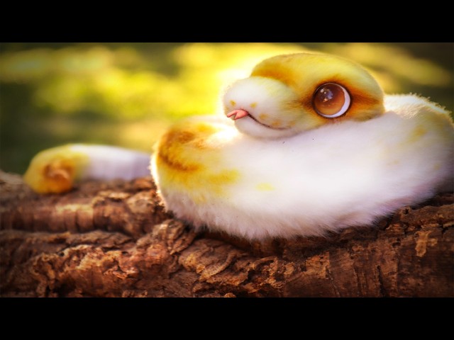 I Made A Snake, But Furry...Again l DIY Art Doll