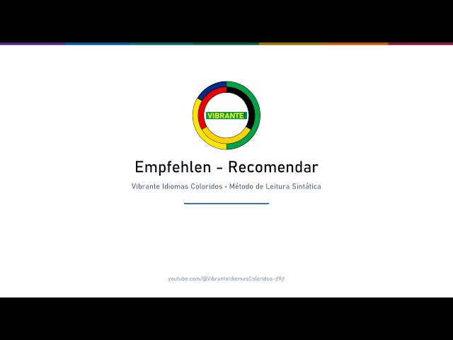 EMPFEHLEN | RECOMENDAR