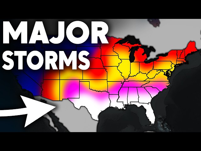 Models Show a FREIGHT TRAIN of Storms Incoming... MAJOR Flooding?