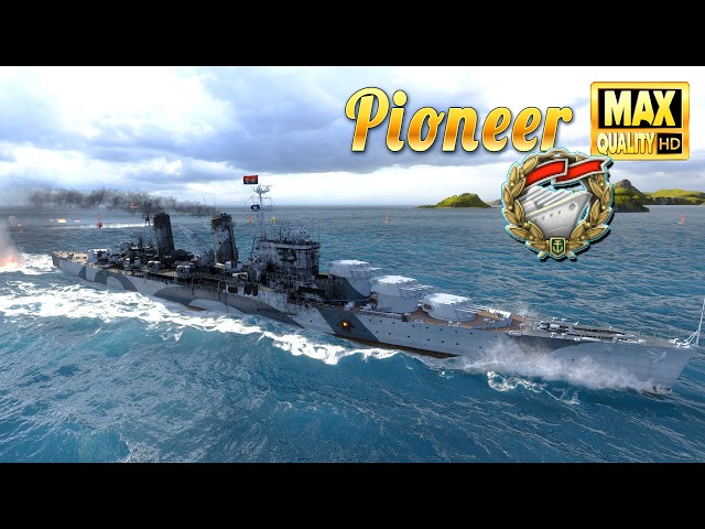 Cruiser Pioneer: Last hope on map Two Brothers | World of Warships