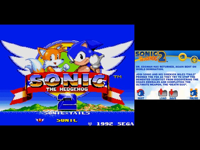 Sonic Classic Collection (DS) [Part 2: Sonic the Hedgehog 2] (No Commentary)