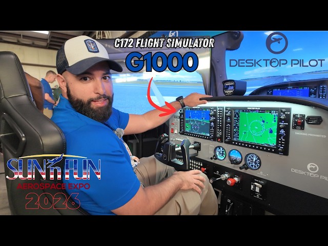 We Check Out Desktop Pilot's C172 Flight Simulator | G1000 | Sun n Fun 2026