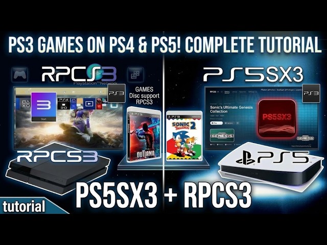 How to Install & Play PS3 Games on PS4 and PS5 | RPCS3 Setup | PS5SX3 Tutorial | PS3 Emulator 