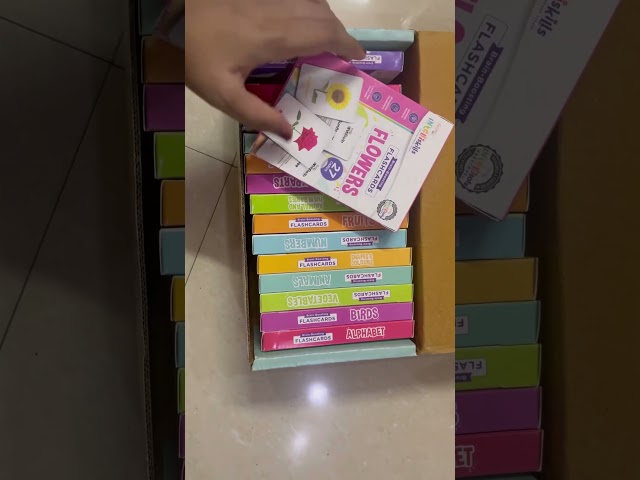 Reviewing Flash cards from first Cry #kids #learning #learn #toddlers #review #flashcards #firstcry