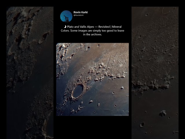 🌙 Plato and Vallis Alpes — Revisited