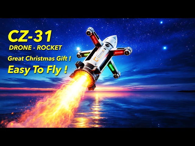 CZ31 Rocket Camera Drone - You Gotta See This!