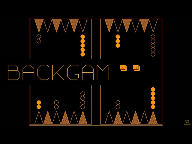 Backgam - PLATO System - (1976)