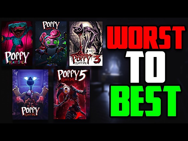 I Ranked EVERY Poppy Playtime Chapter By Horror!