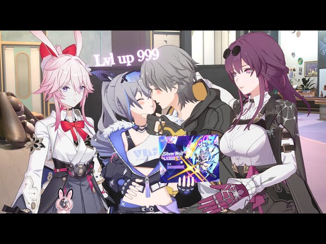 Kiss Silverwolf to get Silverwolf LV.999 | Honkai Star Rail Animation