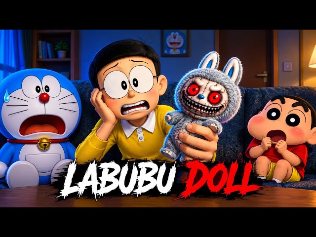 Shinchan, Masao & Nobita Found a LABUBU Doll in Roblox 😱
