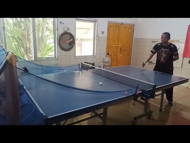 🏓Latihan chop meredam serangan lawan dan menghasilkan backspin di bale pingpong