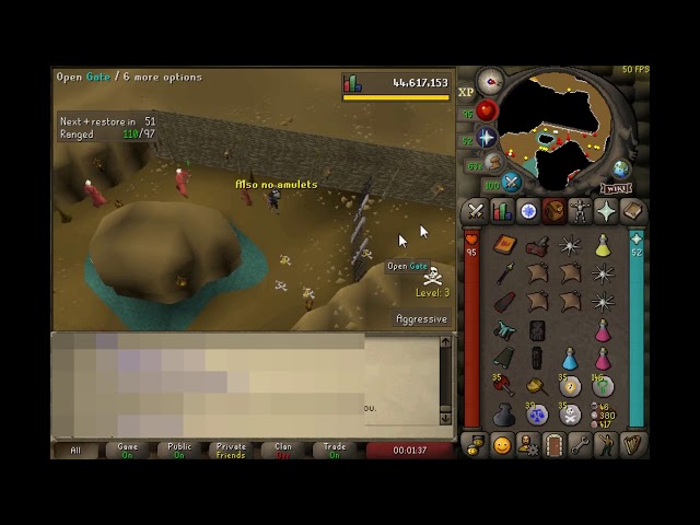 Edgeville Chaos Druids PK Osrs Guy get's Salty :D