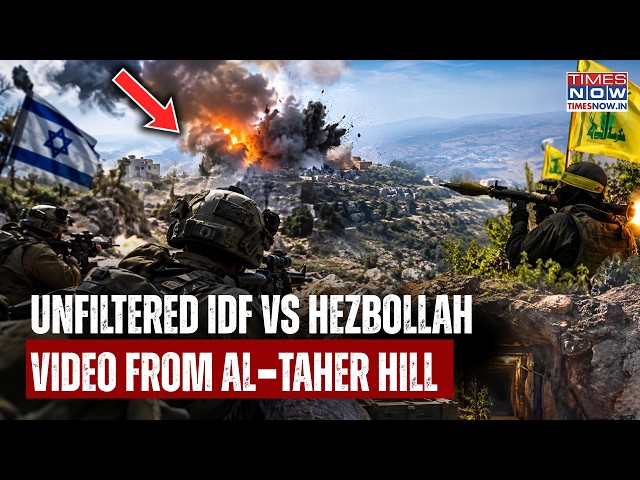 IDF VS HEZBOLLAH: Unfiltered AMBUSH Video From Lebanon's Ali Al-Taher Hill| Ground Invasion, Bombing