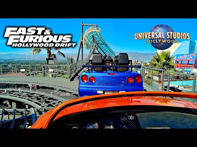 2026 Fast & Furious Hollywood Drift Roller Coaster On Ride POV Universal Studios Hollywood