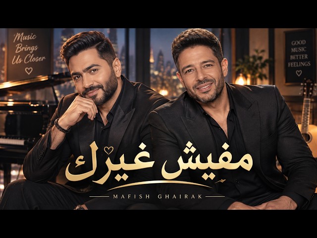 مفيش غيرك ❤️ | Tamer Hosny × Mohamed Hamaki Style | Arabic Love Song