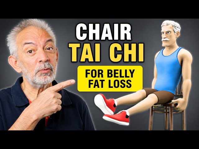 Chair Tai Chi for Belly Fat Loss After 50 | Seated Workout for Seniors & Beginners