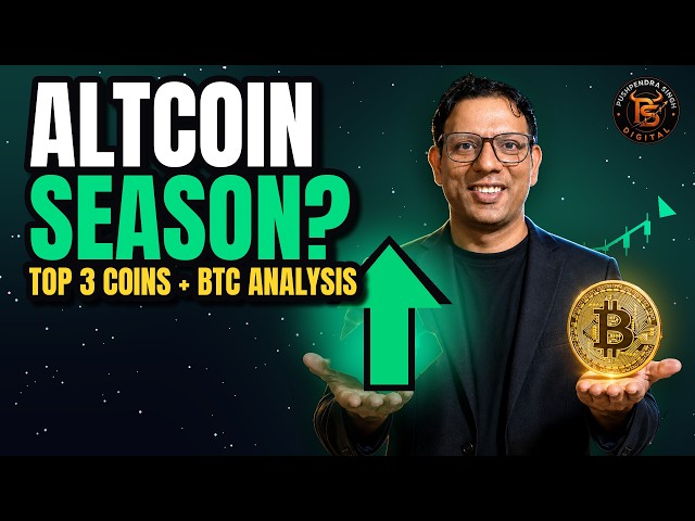 Bitcoin अब क्या? Top 3 Altcoins जो उड़ सकते हैं | Crypto News in Hindi | Market Update Today