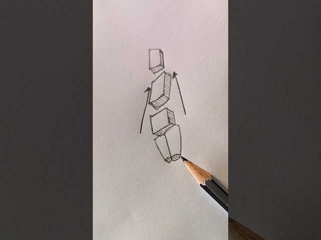 Human Figure Construction for Beginners ✍️ #foryou #art #shorts #howtodraw #easydrawing #tutorial