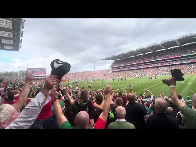 Green and Red of Mayo - Final whistle All Ireland Final 2026 ❤️💚  #allireland#Ireland#Gaa#Happy