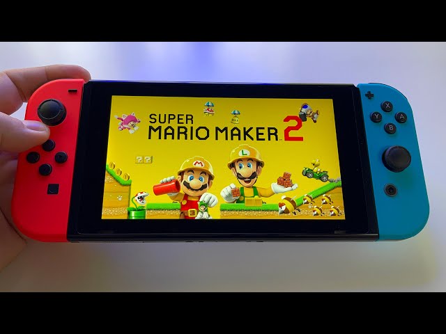 Super Mario Maker 2 | Nintendo Switch handheld gameplay