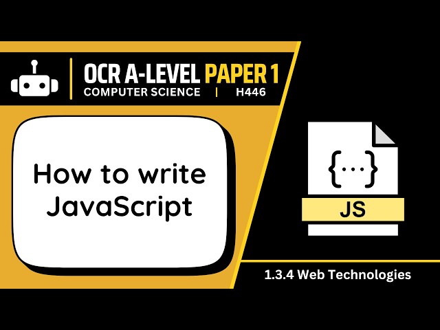 JavaScript | 3.4a | OCR A-Level Computer Science