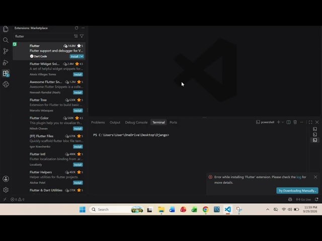 How to Install Flutter on Windows 10/11 | Complete Setup with Manual Extension & Path Setup 2026