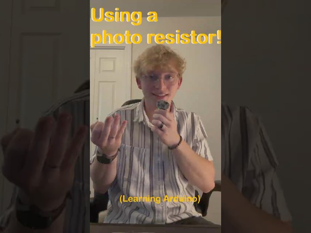 Using a photo resistor! #coding #arduino #programming #project #software #python